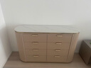 MLLHHCO德國品牌輕奢八斗柜簡(jiǎn)約現代大理石儲物收納柜客廳橢圓臥室電視柜 輕奢香檳色八斗柜140長(cháng)*85高 整裝 曬單實(shí)拍圖