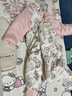 威爾貝魯（WELLBER）恒溫睡袋嬰幼兒1-3歲竹棉睡衣秋冬兒童寶寶防踢被子厚夾棉 綺夢(mèng)M 曬單實(shí)拍圖