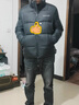 JASONWOOD【堅持我的】男士羽絨服2025新款冬季加厚防寒中年爸爸冬裝外套 高檔黑色【現貨速達】 L 建議【120-135斤】 曬單實(shí)拍圖