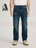 ABLE JEANS【直筒滑板褲】秋冬新款男裝復古寬松百搭顯高加厚水洗牛仔褲男士 深工裝藍 36 /34(95-100kg） 曬單實(shí)拍圖