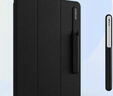 EISSCCE愛(ài)思克（Eisscce）適用ipad電容筆套apple pencil一代二代華為三代手寫(xiě)筆保護套小米華為電容筆套 黑色【粘貼通用筆套】不留膠痕/可重復使用 曬單實(shí)拍圖