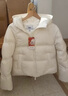 森馬（Semir）羽絨服女冬90絨子短款三防花苞帽25高蓬防風(fēng)連帽外套109725113028 曬單實(shí)拍圖