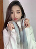 viney冬季圍巾女保暖加厚圍脖格子披肩高級感生日新年禮物送女生女友 【蔚藍格禮盒裝】送老婆防寒披風(fēng) 英倫風(fēng)輕奢時(shí)尚高顏值長(cháng)款 曬單實(shí)拍圖