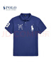 Polo Ralph Lauren 拉夫勞倫 男裝 25年秋季定制修身版Big Pony棉Polo衫 410-深藍色 M 曬單實(shí)拍圖