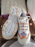 斯凱奇女鞋透氣網(wǎng)面休閑鞋增高老爹鞋復古運動(dòng)熊貓鞋 8730066-WYL 8 曬單實(shí)拍圖