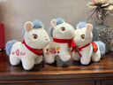 JCZS德國品牌2026馬年吉祥物公仔生肖馬毛絨玩具可愛(ài)小馬玩偶公司年會(huì ) 福鞍鞍 12厘米【帶掛繩】 曬單實(shí)拍圖