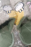 朦朦兔流氓兔棉拖鞋女冬季室內卡通可愛(ài)毛絨保暖防滑家居情侶家用拖鞋男 綠色 40-41 適合38-39腳穿 曬單實(shí)拍圖