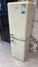 志高奶油白冰箱雙門(mén)復古家用小型一級能效辦公室租房冷藏冷凍保鮮速凍彩色網(wǎng)紅電冰箱母嬰母乳化妝品 202L云漫白【復古一級能效雙門(mén)冰箱】帶把手 曬單實(shí)拍圖