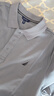 諾帝卡（NAUTICA）男裝夏季休閑棉氨多色親膚柔軟微彈翻領(lǐng)短袖POLO衫男 3103霧霾藍41H M 曬單實(shí)拍圖