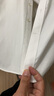 雅戈爾（YOUNGOR）長(cháng)袖襯衫男DP免燙襯衫全棉面料舒適透氣平整抗皺 VLDP170011BFA白色 38 曬單實(shí)拍圖