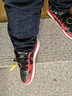 Jordan男休閑鞋 喬丹AJ1反轉禁穿 JORDAN 1運動(dòng)鞋553558-606黑紅40 曬單實(shí)拍圖