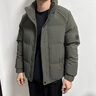 杰遜斯潮牌羽絨棉服男款冬季加厚立領(lǐng)短款棉衣外套2025新款男士冬裝棉襖 XZ102A-MY2536森綠色 XL （建議125-145斤） 曬單實(shí)拍圖