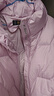 雪中飛女士鵝絨糖果色羽絨服簡(jiǎn)約百搭日常通勤立領(lǐng)純色冬季保暖外套潮 粉紫色 S (160) 曬單實(shí)拍圖