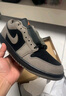 耐克（NIKE）Jordan Air Jordan 1 AJ1棕黑防滑耐磨低幫男鞋運動(dòng)復古籃球鞋 IB7109-005 41 曬單實(shí)拍圖
