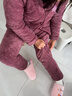 浪莎2025新款睡衣女冬季中老年加絨加厚三層夾棉老人家居服保暖套裝 曬單實(shí)拍圖