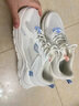 361°女鞋運動(dòng)鞋女春季休閑鞋新款網(wǎng)面輕便透氣跑步鞋軟底旅游鞋子女 -1羽毛白/柔粉色 38 曬單實(shí)拍圖