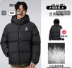 駱駝火山2.0羽絨服秋冬新款連帽加絨加厚面包服冬季短款羽絨服 暗夜黑/暗夜黑 男女同款,7130C M 曬單實(shí)拍圖