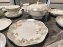 贛瓷匯景德鎮高檔骨瓷餐具整套陶瓷碗碟套裝家用輕奢碗盤(pán)組合結婚喬遷禮 微波爐適用丨皮箱裝丨 十人食丨 60件套 曬單實(shí)拍圖