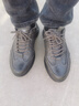 戈耐新款休閑皮鞋男士真皮運動(dòng)鞋男板鞋秋冬季保暖鞋子男鞋內增高潮鞋 灰色【真牛皮】 耐磨軟底 四季款 42 (260mm) 曬單實(shí)拍圖
