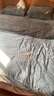 南極人（Nanjiren）冬季四件套被套200x230cm床單四件套牛奶絨雙面絨高端輕奢高級感 輕羽-高級灰【雙面暖絨 防靜電】 1.8m 床單款 四件套-被套200x230cm 曬單實(shí)拍圖