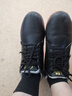 喬尚 高幫羊毛保暖冬季太極鞋武術(shù)鞋加絨加厚牛筋底男女太極拳鞋 黑色992拍大一碼 41 曬單實(shí)拍圖