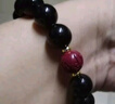 普陀山黑曜石貔貅手串男士多寶水晶銀手鏈女款招財送男友生日禮物 10mm 曬單實(shí)拍圖