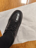 百麗（Belle）高幫休閑皮鞋男25冬新牛皮厚底商務(wù)運動(dòng)板鞋加絨A2191DM5 黑色-毛里 41 (255mm) 曬單實(shí)拍圖