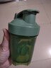 蛋白粉搖搖杯運動(dòng)健身便攜耐高溫材質(zhì)塑料水杯攪拌 綠色 350ml 曬單實(shí)拍圖