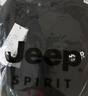 JEEP SPIRIT吉普長(cháng)袖T恤男秋冬季男裝翻領(lǐng)打底衫韓版上衣服 黑色加絨 XL 曬單實(shí)拍圖
