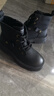 森馬（senma）馬丁靴女戶(hù)外登山耐磨女靴英倫風(fēng)時(shí)尚百搭休閑森馬女靴潮 黑色 39 曬單實(shí)拍圖