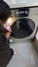 松下（Panasonic）洗衣機滾筒洗烘一體洗衣機10公斤全自動(dòng)泡沫凈光動(dòng)銀除菌1.1洗凈比雙極除螨變頻電機XQG100-ND11C 曬單實(shí)拍圖