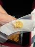 老廟黃金寶寶戒指足金活潑可愛(ài)寶寶戒指滿(mǎn)月周歲禮物 約1.6g 曬單實(shí)拍圖