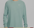 耐克（NIKE）【滔搏運動(dòng)】男子 DF STRIDE WAFFLE CREW華夫格圓領(lǐng)跑步長(cháng)袖T恤 HV2706-017 L 曬單實(shí)拍圖