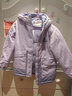 鴨鴨兒童羽絨服男女童學(xué)生新短款加厚保暖純色冬季中大童裝外套GM 曬單實(shí)拍圖