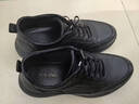 奧康（Aokang）奧康男鞋透氣休閑皮鞋商務(wù)休閑鞋舒適百搭厚底運動(dòng)鞋 黑色43  曬單實(shí)拍圖