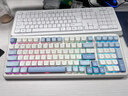 邁從（MCHOSE）K99 V2機械鍵盤(pán)gasket客制化結構無(wú)線(xiàn)藍牙三模臺式電腦專(zhuān)用側刻游 K99 V2 晴空藍 風(fēng)信紫軸 99鍵 曬單實(shí)拍圖