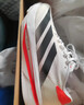 adidas 二代閃充跑鞋 ADIZERO SL2 M WIDE競訓體測跑鞋男阿迪達斯 灰白/黑色/亮紅   43 曬單實(shí)拍圖