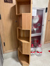 原始原素實(shí)木轉角書(shū)架橡木置物架現代簡(jiǎn)約展示柜書(shū)柜A款 B6171 曬單實(shí)拍圖