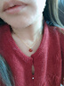 老鳳祥18K金蘋(píng)平安果吊墜女項鏈禮盒生日情人節新年禮物送女友老婆 曬單實(shí)拍圖