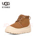 UGG王一博同款男女同款短靴時(shí)尚靴1143991CWTC|栗色/灰白色42 曬單實(shí)拍圖
