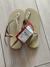 havaianas哈唯納Luna Premium閃粉夾腳涼鞋女夏海邊外穿平底拖鞋 0154-沙灰色 33/34 20 曬單實(shí)拍圖