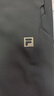 FILA 斐樂(lè )官方男士針織長(cháng)褲冬季新款健身運動(dòng)褲加絨保暖直筒褲子 深黑-BK XL 180/88A/XL 曬單實(shí)拍圖