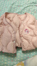 小馬寶莉女童羽絨服馬甲冬季兒童保暖校服神器內膽背心外穿坎肩 淺粉 120 曬單實(shí)拍圖