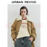 UR2025冬季新款女裝休閑復古工裝風(fēng)羊羔毛領(lǐng)羽絨服UYL150036 曬單實(shí)拍圖