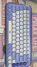 羅技（Logitech）POP ICON KEYS無(wú)線(xiàn)藍牙鍵盤(pán) AI輕音薄膜電腦辦公鍵盤(pán)鼠標套裝 mac ipad鍵鼠套裝泡泡鍵盤(pán)自定義鍵 POP ICON COMBO 紫色 曬單實(shí)拍圖