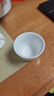 中瓷臻品泡茶杯陶瓷羊脂玉瓷功夫茶杯高檔主人小茶杯個(gè)人專(zhuān)用純白素燒精工 羊脂玉瓷16號主人杯 50ml 1只 曬單實(shí)拍圖