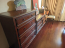 巢趣 斗柜實(shí)木四斗柜美式斗柜美式儲物柜美式實(shí)木斗柜 黑胡桃色 安娜四斗柜[升級櫻桃木-黑胡桃] 曬單實(shí)拍圖