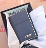 ZIPPO打火機之寶防風(fēng)煤油 黑裂漆-商標-鑿邊款 生日禮物男 含油套裝 曬單實(shí)拍圖