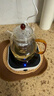 金灶（KAMJOVE） 加熱恒溫保溫杯墊 熱牛奶神器茶水杯保溫加熱器茶具暖杯墊WB-08 珍珠白 曬單實(shí)拍圖