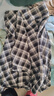 三彩2025秋季新款格紋半身裙不規則A字裙中長(cháng)裙設計感M 黑米格紋 S 155/64A 曬單實(shí)拍圖